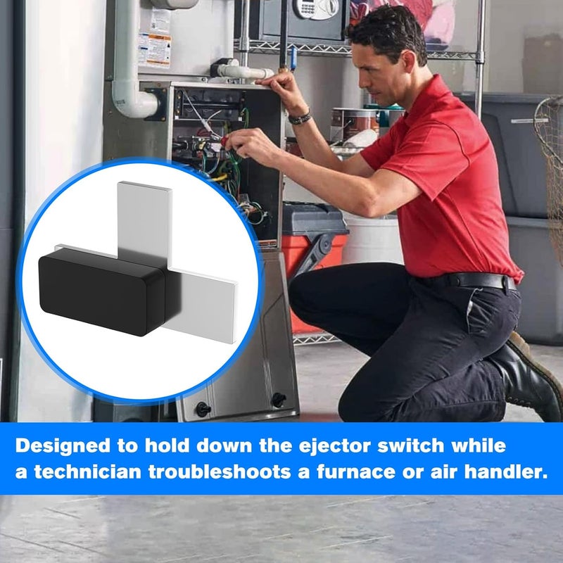 JIOTAR FF75 Furnace Door Switch Magnet HVAC Door Switch Depressor,Old Switcheroo Furnace Door Switch Depressor - Image 2